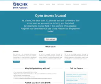 Bohrpub.com(Bohr Publishing) Screenshot