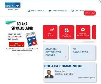 Boiaxamf.com(BOI AXA MF) Screenshot