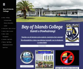 Boic.school.nz(Bay of Islands College) Screenshot