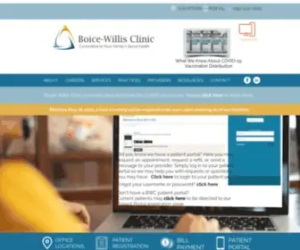 Boice-Willis.com(Committed to Your Family's Good Health. Boice) Screenshot