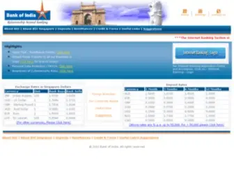 Boi.com.sg(Bank Of India) Screenshot