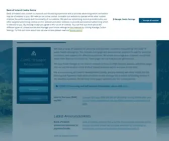 Boi.com(Bank of Ireland) Screenshot