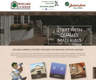 Boilards.com(Boilard Lumber Koopman Lumber) Screenshot