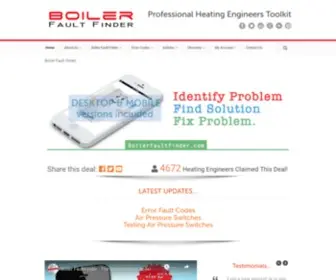 Boilerfaultfinder.com(Professional Heating Engineers) Screenshot