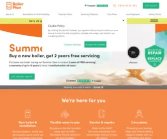 Boilerplanuk.com(Boiler Installation & Replacements on Finance) Screenshot