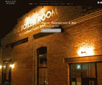 Boilerroomrestaurant.com(The Boiler Room) Screenshot