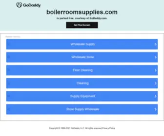 Boilerroomsupplies.com(Boiler Supplies) Screenshot