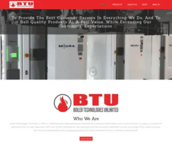 Boilertechnologies.com(Boiler Technologies Unlimited) Screenshot