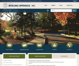 Boilingspringsnc.net(Boiling Springs) Screenshot