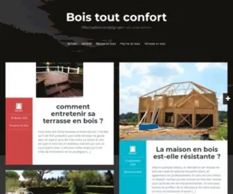 Boisconfortconcept.com(Alliez tradition et design pour vos constructions) Screenshot