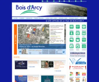 Boisdarcy.fr(Site officiel de la Ville de Bois d'Arcy) Screenshot
