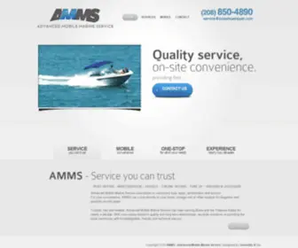 Boiseboatrepair.com(AMMS Advanced Mobile Marine Service) Screenshot