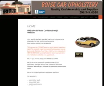 Boisecarupholstery.com(Boise Car Upholstery) Screenshot