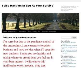 Boisehandymanlou.com(Boise Handyman Lou At Your Service) Screenshot