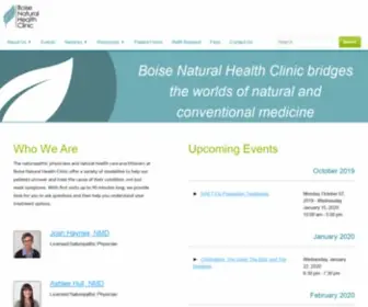 Boisenaturalhealth.com(Boise Natural Health Clinic) Screenshot