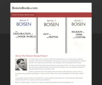 Boisenbooks.com(WordPress) Screenshot