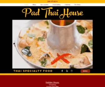 Boisepadthaihouse.com(Boise's Premier Thai Restaurant) Screenshot