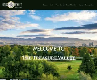 Boisepremier.com(The EVOLUTION of Boise Real Estate) Screenshot