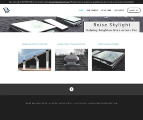 Boiseskylight.com(Solar tube Boise id) Screenshot