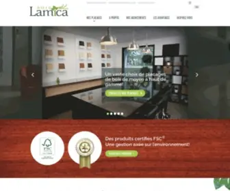 Boislamica.com(Bois Lamica inc) Screenshot