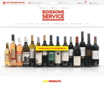 Boissons-Service.ch(Boissons Service) Screenshot