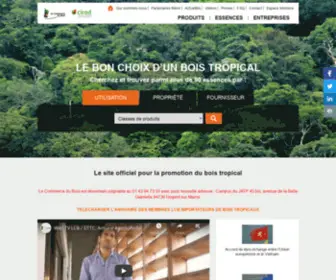 Boistropicaux.org(Bois tropical) Screenshot