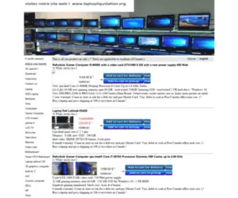 Boiteinformatique.com(Computer Deal Computer and Laptop on liquidation) Screenshot