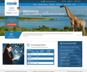 Boiuganda.co.ug(Bank of India) Screenshot