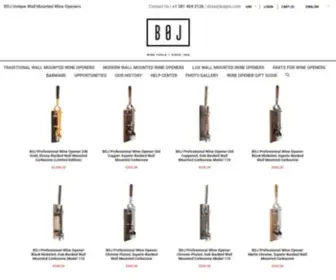 BojPro.com(Designer and Manufacturer of Wine Openers since 1905) Screenshot