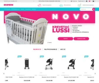 BojProm.com(Online prodavnica proizvoda za bebe) Screenshot