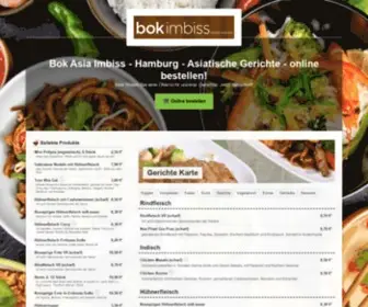 Bok-Food.de(Bok Asia Imbiss) Screenshot