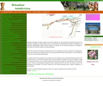 Bokakhat.gov.in(Bokakhat Sub) Screenshot