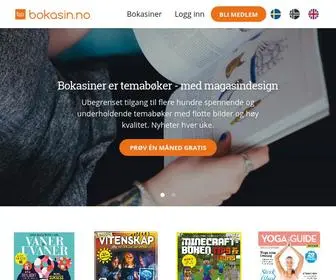 Bokasin.no(Spennende temabøker) Screenshot