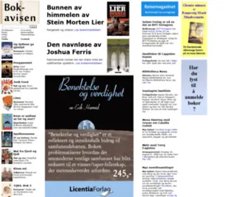 Bokavisen.no(Avisen for boklesere) Screenshot