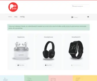 Bokbass.com(Earphone Online Store) Screenshot