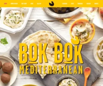 Bokbokchicken.com(Bok Bok Mediterranean) Screenshot