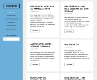 Bokfeed.se(Alla bokbloggar på ett ställe) Screenshot