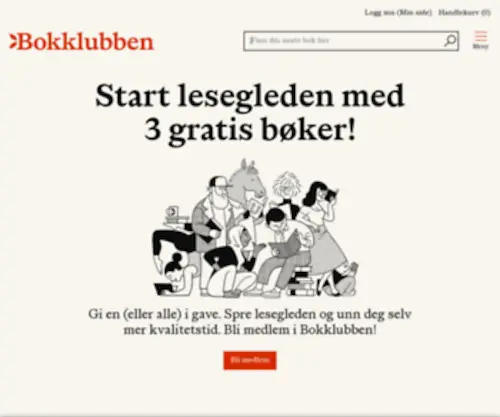 Bokklubben.no(Bokklubb) Screenshot