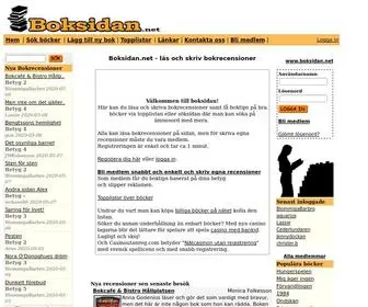 Boksidan.net(Böcker) Screenshot