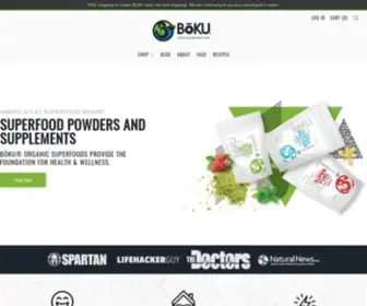 Bokusuperfood.com(Boku® Superfood) Screenshot