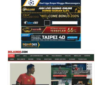 Bolaindo.com(Berita Bola Indonesia Terlengkap) Screenshot