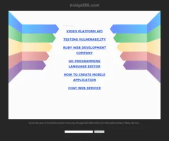 Bolajs888.com(Jasabola) Screenshot