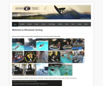 Bolandsurf.co.za(Cape Winelands Surfriders Association (Boland)) Screenshot