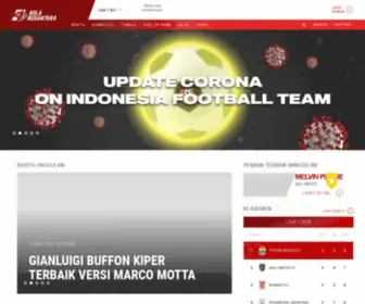 Bolanusantara.com(Bola Nusantara adalah website pusat informasi seputar sepakbola Indonesia seperti kompetisi (Liga 1)) Screenshot