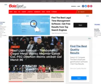 Bolasport.com(Situs Berita Bola dan Olahraga Terlengkap) Screenshot
