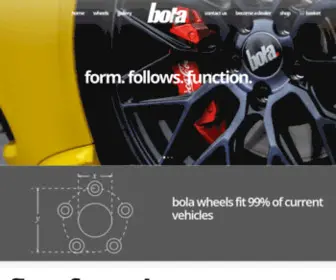 Bolawheels.co.uk(Bola Wheels) Screenshot