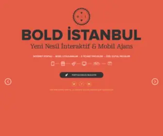 Bold-Istanbul.com(Nteraktif Ajans) Screenshot