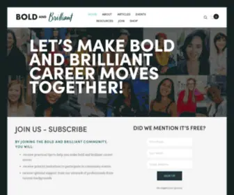 Boldandbrilliantlife.com(BOLD AND BRILLIANT LIFE) Screenshot