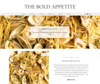 Boldappetite.com(The Bold Appetite) Screenshot