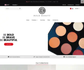 Boldbeautycosmetics.co.uk(Bold Beauty) Screenshot